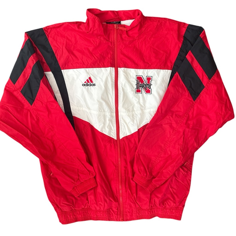 Vintage Nebraska Adidas Jacket